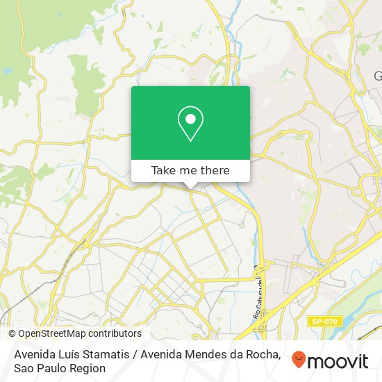 Avenida Luís Stamatis / Avenida Mendes da Rocha map