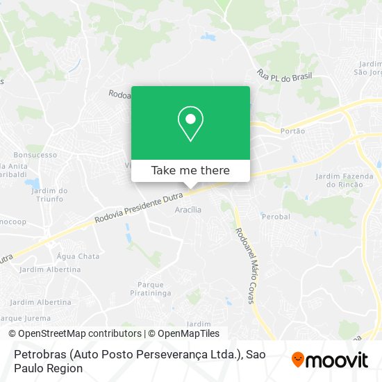 Petrobras (Auto Posto Perseverança Ltda.) map