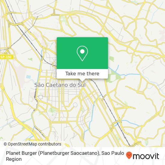 Planet Burger (Planetburger Saocaetano) map