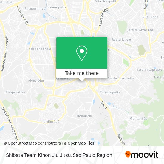 Shibata Team Kihon Jiu Jitsu map