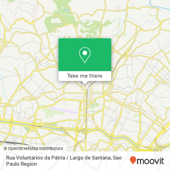 Rua Voluntários da Pátria / Largo de Santana map