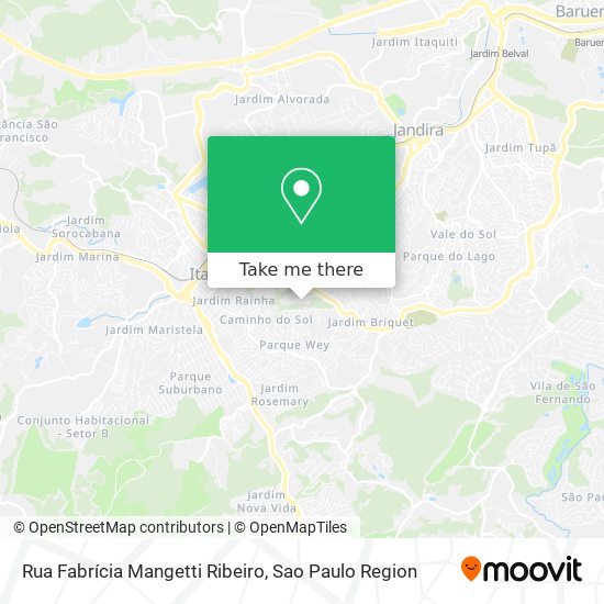 Rua Fabrícia Mangetti Ribeiro map