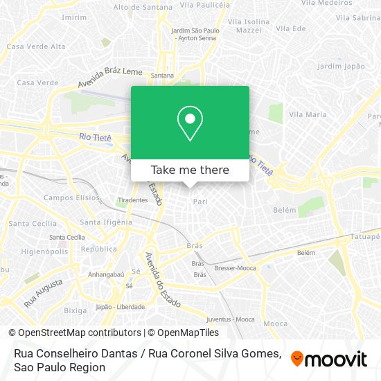 Mapa Rua Conselheiro Dantas / Rua Coronel Silva Gomes