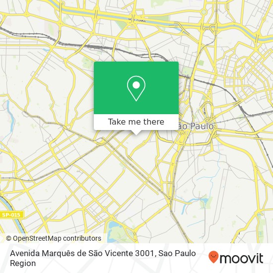 Avenida Marquês de São Vicente 3001 map