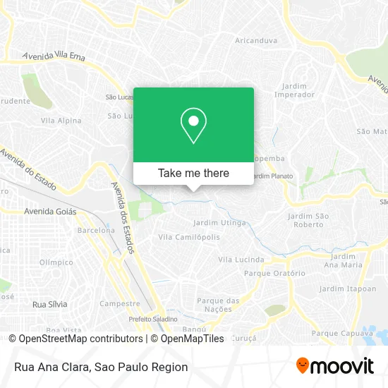 Rua Ana Clara map