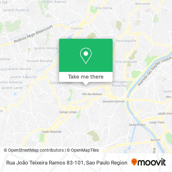 Rua João Teixeira Ramos 83-101 map