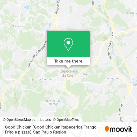 Mapa Good Chicken (Good Chicken Itapecerica Frango Frito e pizzas)