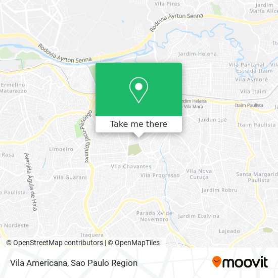 Vila Americana map