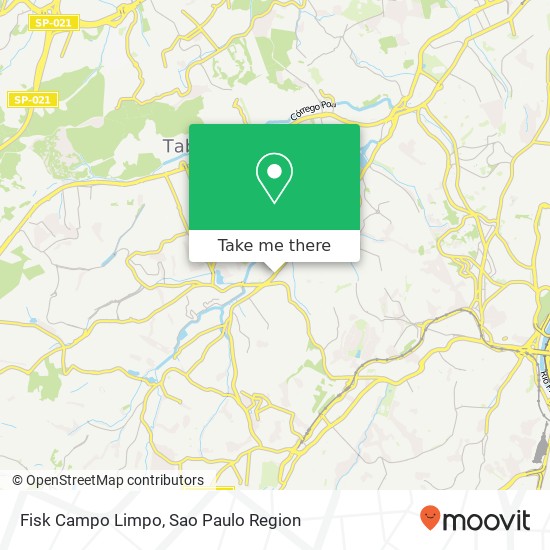 Fisk Campo Limpo map