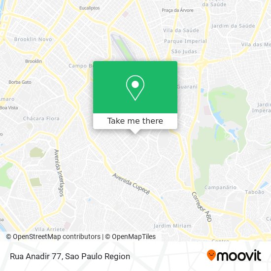 Rua Anadir 77 map