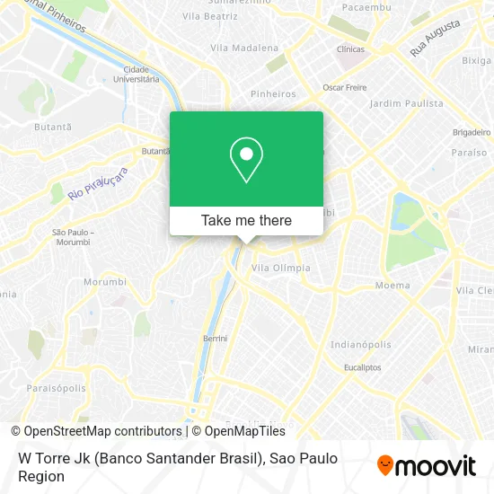 W Torre Jk (Banco Santander Brasil) map