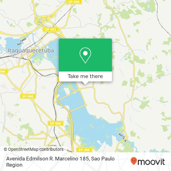 Mapa Avenida Edmilson R. Marcelino 185