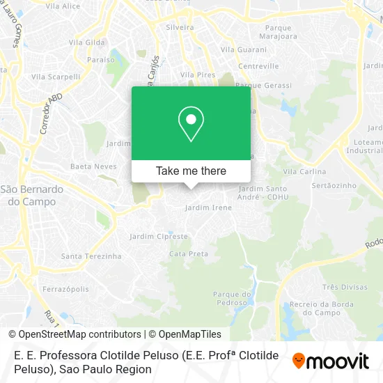 E. E. Professora Clotilde Peluso (E.E. Profª Clotilde Peluso) map