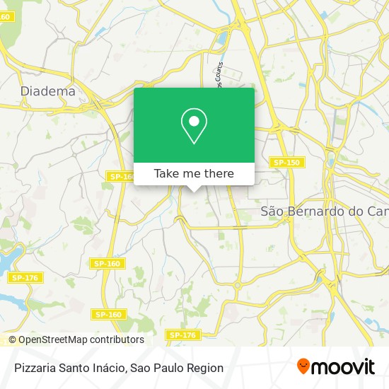 Pizzaria Santo Inácio map