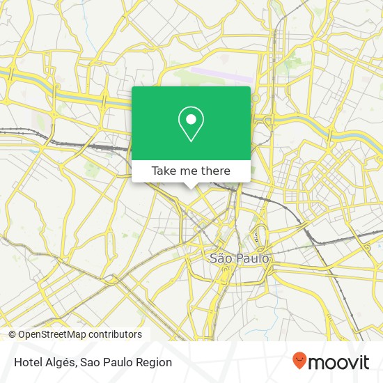 Hotel Algés map