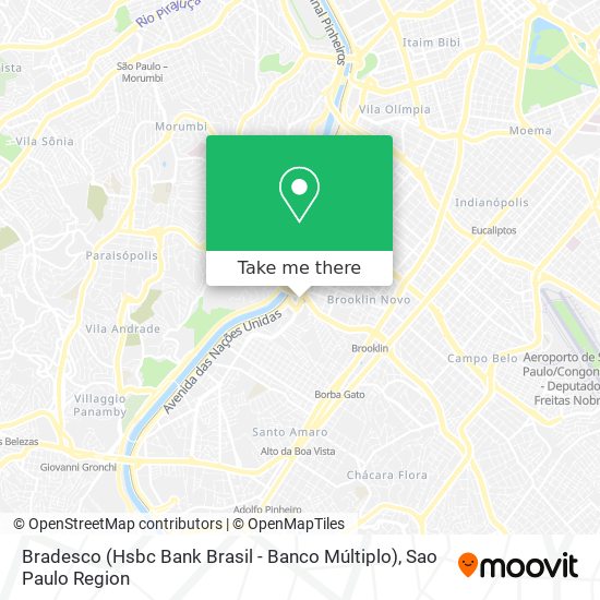 Bradesco (Hsbc Bank Brasil - Banco Múltiplo) map