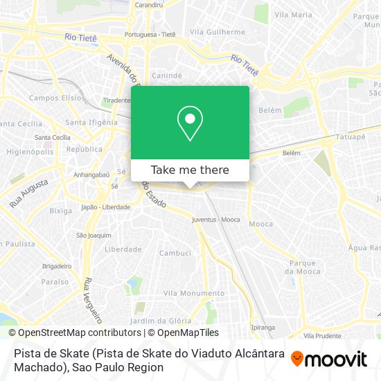 Pista de Skate (Pista de Skate do Viaduto Alcântara Machado) map