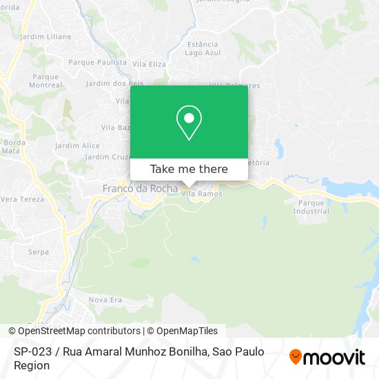 SP-023 / Rua Amaral Munhoz Bonilha map