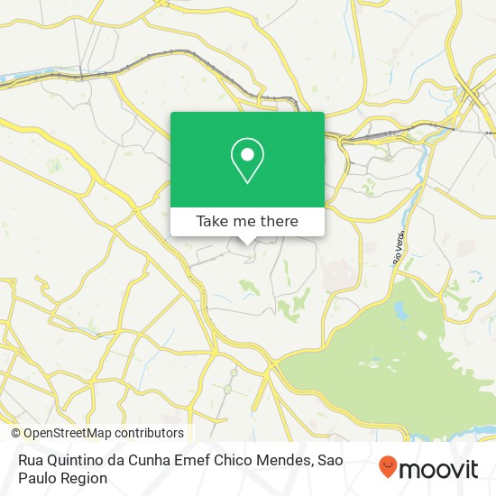 Rua Quintino da Cunha Emef Chico Mendes map