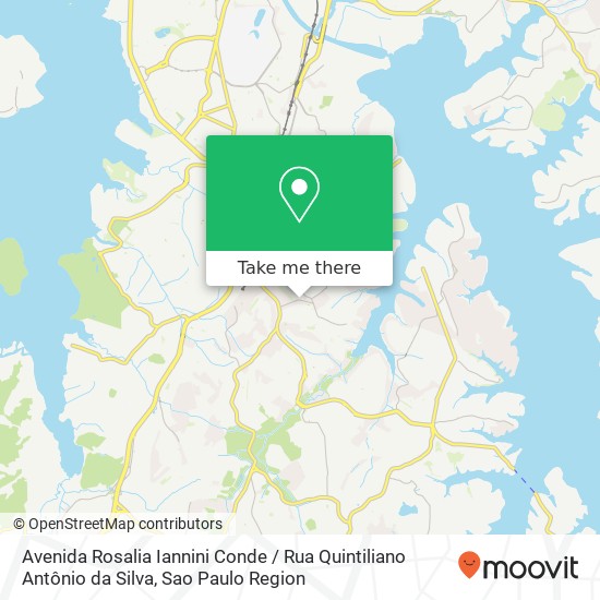 Avenida Rosalia Iannini Conde / Rua Quintiliano Antônio da Silva map
