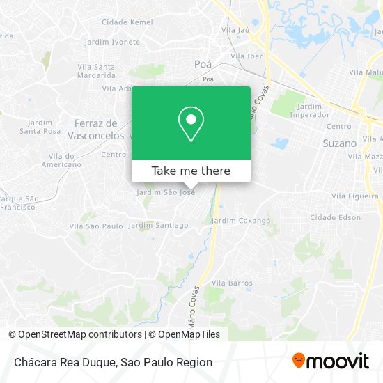 Chácara Rea Duque map
