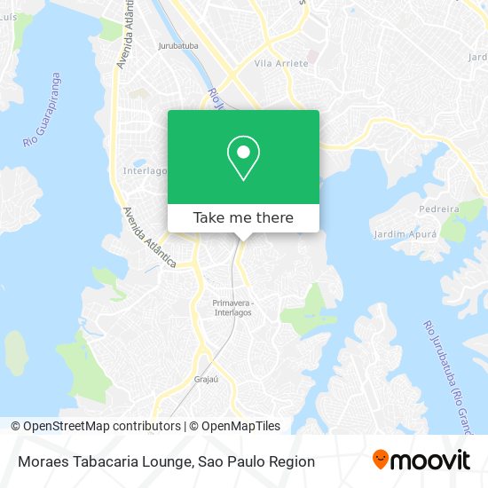 Moraes Tabacaria Lounge map