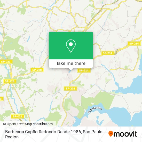 Barbearia Capão Redondo Desde 1986 map