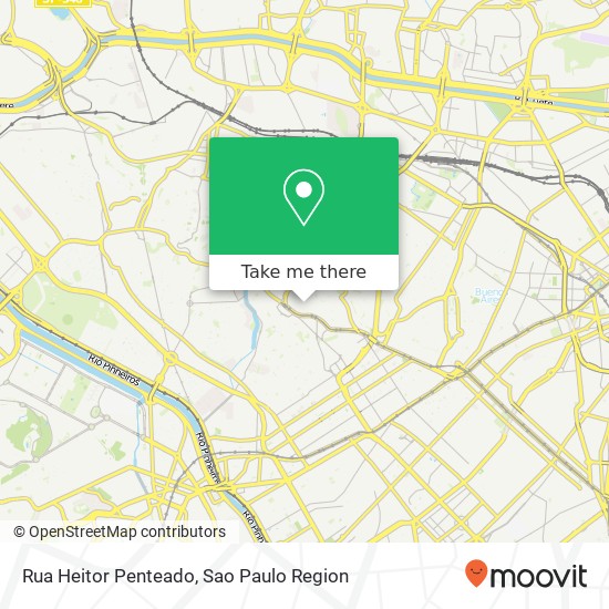 Mapa Rua Heitor Penteado