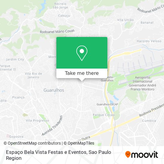 Espaço Bela Vista Festas e Eventos map