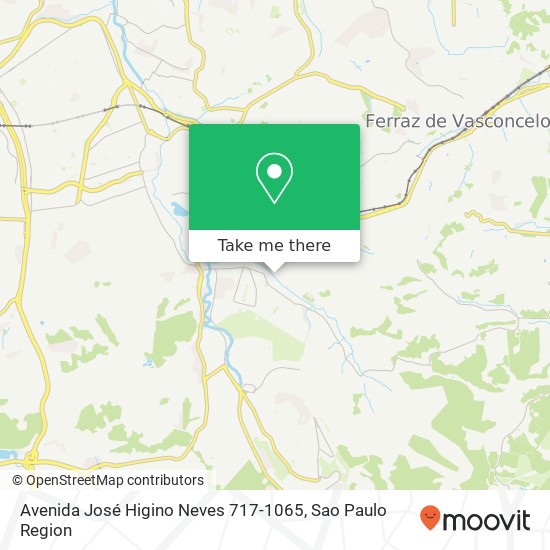 Mapa Avenida José Higino Neves 717-1065