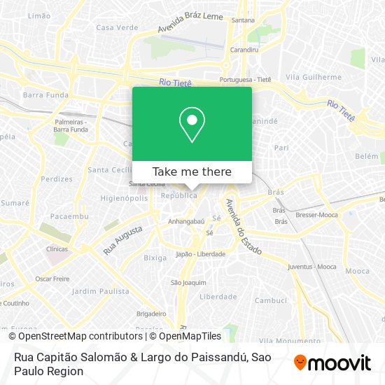Rua Capitão Salomão & Largo do Paissandú map