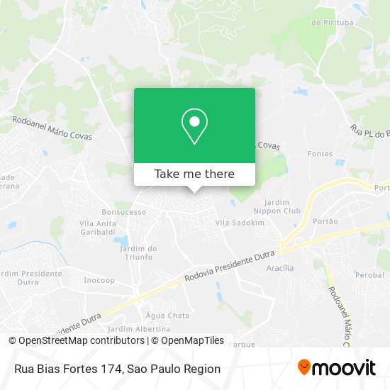 Rua Bias Fortes 174 map