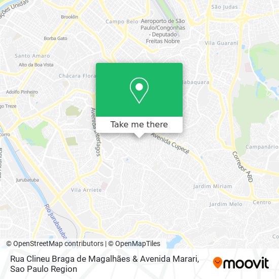 Rua Clineu Braga de Magalhães & Avenida Marari map