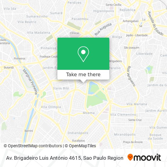 Av. Brigadeiro Luis António 4615 map
