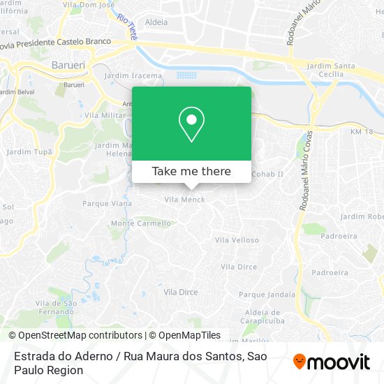 Estrada do Aderno / Rua Maura dos Santos map