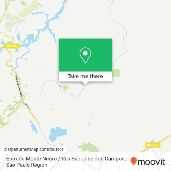 Estrada Monte Negro / Rua São José dos Campos map