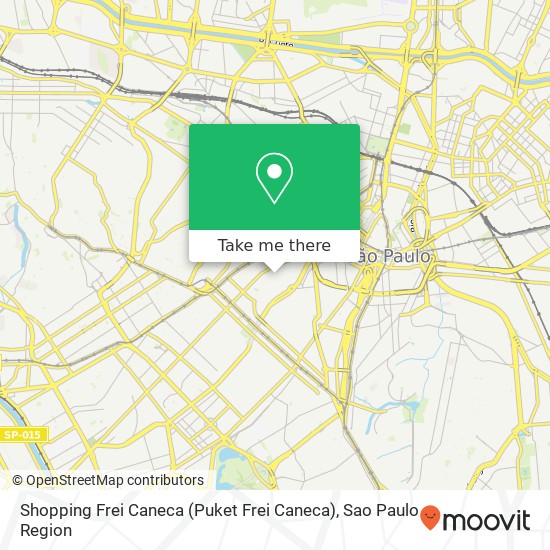 Mapa Shopping Frei Caneca (Puket Frei Caneca)