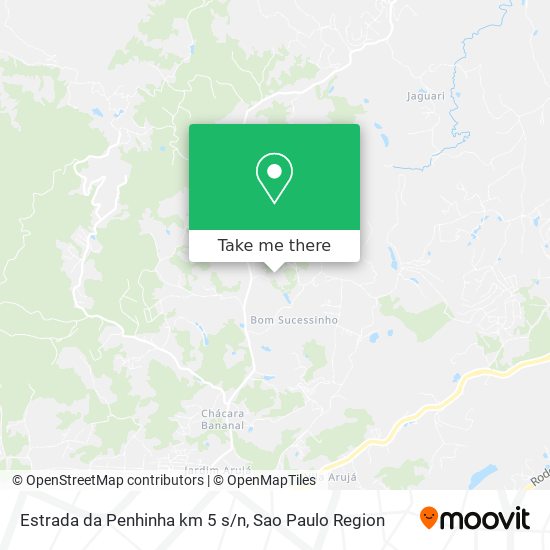 Estrada da Penhinha km 5 s/n map