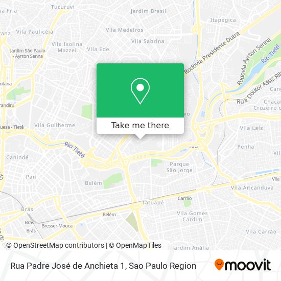 Rua Padre José de Anchieta 1 map