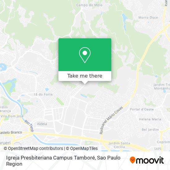 Igreja Presbiteriana Campus Tamboré map