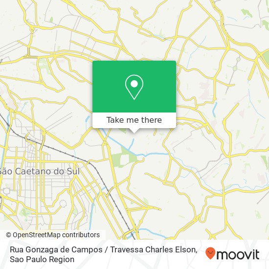 Rua Gonzaga de Campos / Travessa Charles Elson map