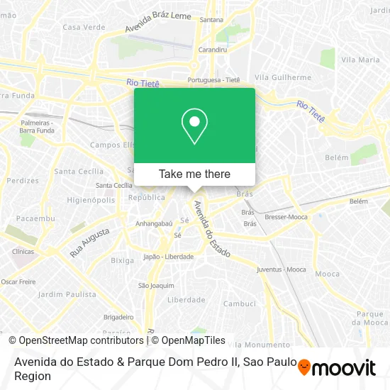 Avenida do Estado & Parque Dom Pedro II map