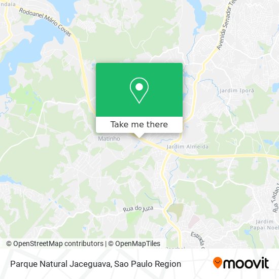 Mapa Parque Natural Jaceguava