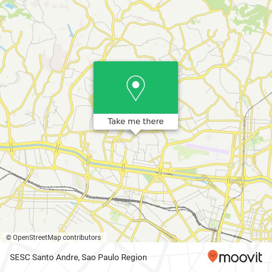 SESC Santo Andre map