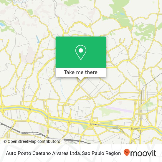 Mapa Auto Posto Caetano Alvares Ltda