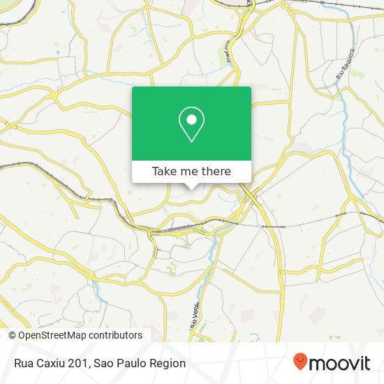 Mapa Rua Caxiu 201