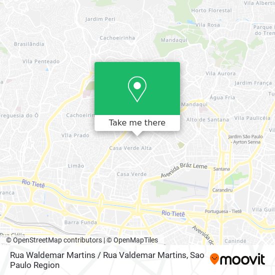 Rua Waldemar Martins / Rua Valdemar Martins map