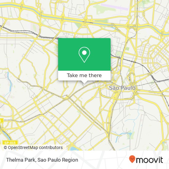 Thelma Park map