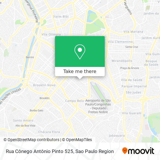 Mapa Rua Cônego Antônio Pinto 525