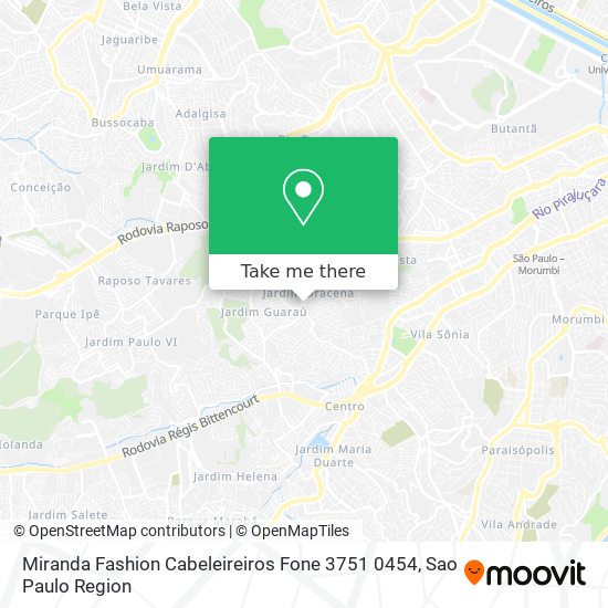 Miranda Fashion Cabeleireiros Fone 3751 0454 map